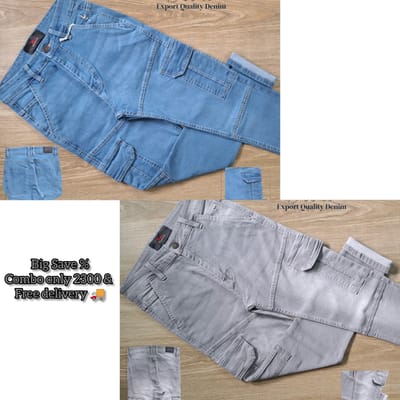 Premium Combo Cargo (light Blue & Ash)_img_0