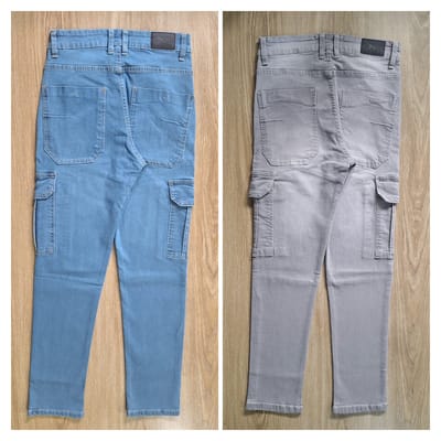 Premium Combo Cargo (light Blue & Ash)_img_1